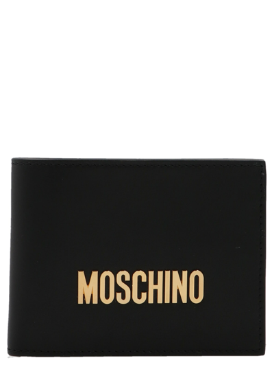 Moschino Bifold Wallet In Black