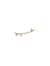 MARIA BLACK 'Ciara' left earring,钻石,14K玫瑰金,金属镀金