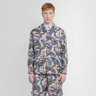 Charles Jeffrey Loverboy Camo-print Workwear Shorts In Multicolor
