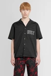 Department Five Department 5 Hawaiian Shirt With Logo Print In Black