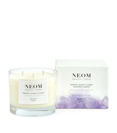 Neom Perfect Nights Sleep Scented 3 Wick Candle In Multi