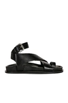 A.emery 20mm Jalen Leather Sandals In Black