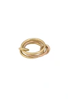 Spinelli Kilcollin Solarium Ring In 18k Yellow & Rose Gold