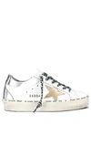 Golden Goose Hi Star Sneakers In White