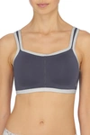 Natori High-impact Yogi Contour Convertible Full Coverage Sports Bra 731050 In Ash Navy/linen