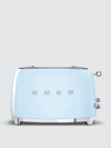 Smeg 2 Slice Toaster In Pastel Blue