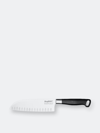 Berghoff Gourmet 7" Steel Scalloped Santoku Knife