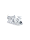 Badgley Mischka Baby Girl's & Little Girl's Bow Sandals In Silver Glitter