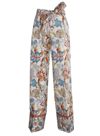 ETRO ETRO FLORAL PRINT BELTED TROUSERS