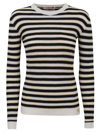 VALENTINO VALENTINO STRIPED CREWNECK JUMPER