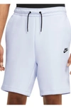 Nike Sportswear Tech Fleece Shorts In Football Gray/black