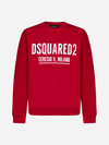 Dsquared2 Ceresio 9 Cotton Sweatshirt In Red