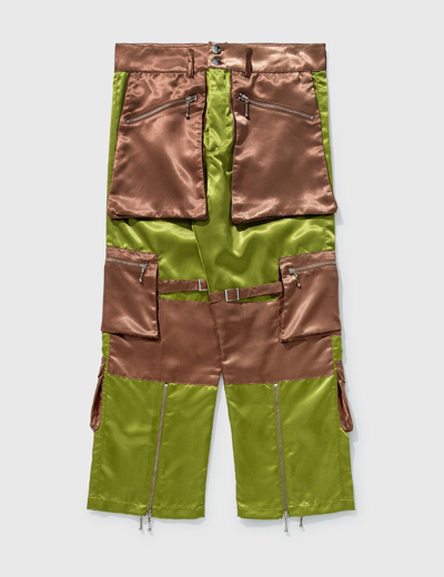 Youths In Balaclava Utility Pants In Green