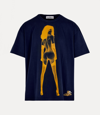 Vivienne Westwood Oversized Pin-up T-shirt In Navy