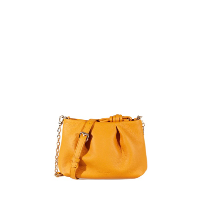 Esin Akan Mini Belgravia, Mustard Small Crossbody Bag In Yellow