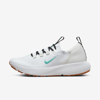 Nike Escape Run Flyknit Women's Road Running Shoes In Platinum Tint,white,dark Smoke Grey,washed Teal