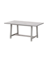 MACY'S CLOSEOUT! MAX MEADOWS LAMINATE TRESTLE RECTANGULAR DINING TABLE