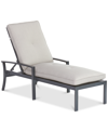 AGIO CLOSEOUT! MARLOUGH II ALUMINUM OUTDOOR CHAISE LOUNGE, CREATED FOR MACY'S