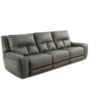 FURNITURE CLOSEOUT! TERRINE 3-PC. FABRIC SOFA WITH 2 POWER MOTION RECLINERS, CREATED FOR MACY'S