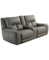 FURNITURE CLOSEOUT! TERRINE 3-PC. FABRIC SOFA WITH 2 POWER MOTION RECLINERS AND 1 USB CONSOLE, CREATED FOR MAC