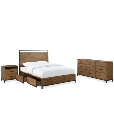 Furniture Gatlin Storage King Platform Bedroom , 3-pc. Set (king Bed, Dresser & Nightstand), Created
