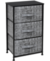 Sorbus 4 Drawers Chest Dresser In Gray/black
