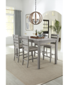 MACY'S CLOSEOUT! MAX MEADOWS LAMINATE COUNTER HEIGHT DINING 5-PC SET (TABLE + 4 CHAIRS)