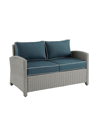 CROSLEY BRADENTON OUTDOOR WICKER LOVESEAT