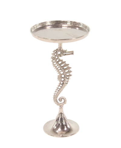 Rosemary Lane Coastal Accent Table In Silver-tone