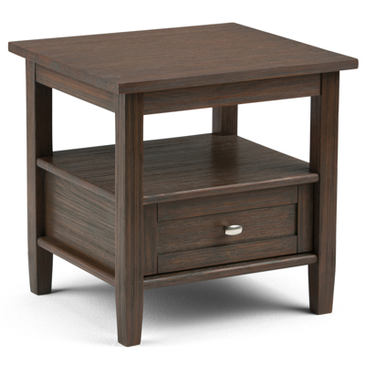 Furniture Burbank End Table In Grey