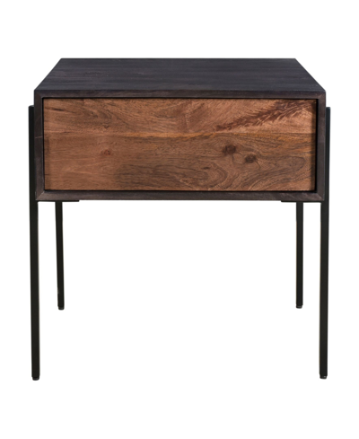 Moe's Home Collection Tobin Side Table In Dark Brown