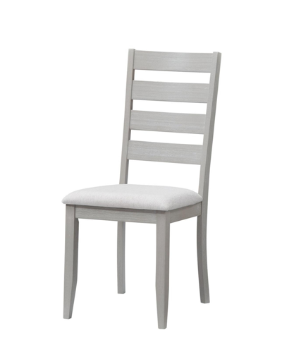 Macy's Max Meadows Side Chair In Grey