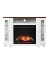 SOUTHERN ENTERPRISES DILVON ELECTRIC MEDIA FIREPLACE WITH STORAGE