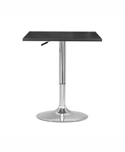 Corliving Adjustable Height Square Bar Table In White