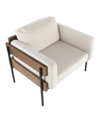Lumisource Kari Accent Chair In Cream