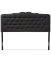 Furniture Vanden Queen Headboard In Dark Grey