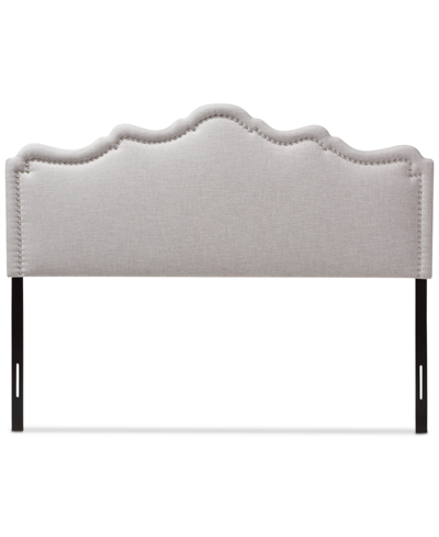Furniture Barrer Full Headboard In Light Grey