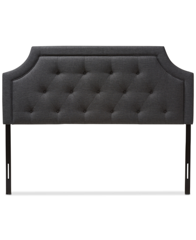 Furniture Carran King Headboard In Dark Grey