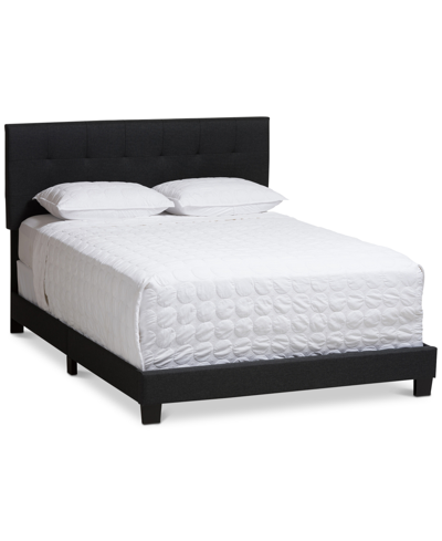 Furniture Cadney Bed - Queen In Dark Grey