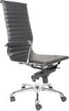 MOE'S HOME COLLECTION OMEGA OFFICE CHAIR HIGH BACK BLACK