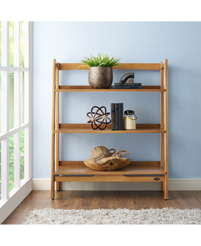 Crosley Landon Bookcase (prev Wide Etagere) In Acorn