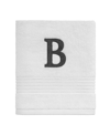 AVANTI BLOCK MONOGRAM INITIAL COTTON HAND TOWEL, 16" X 30"