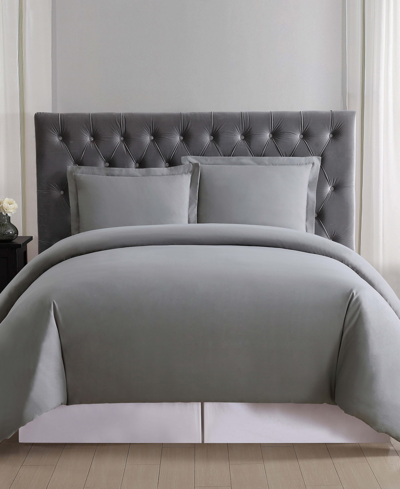 Truly Soft Everyday Twin Xl Duvet Set Bedding In Grey