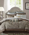 Madison Park Adeline 12-pc. Queen Comforter Set Bedding In Brown