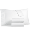 Charter Club Solid 550 Thread Count 100% Cotton 4-pc. Sheet Set, Queen, Exclusively At Macy's In White