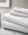 Ienjoy Home Expressed In Embossed Checkered 3-pc. Sheet Set, Twin In White Striped
