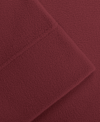 Sleep Philosophy Micro-fleece 4-pc. Sheet Set, California King In Red