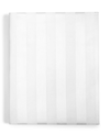 Charter Club 1.5" Stripe 550 Thread Count 100% Cotton 17" Fitted Sheet, Twin Xl, Exclusively At Macy's In White