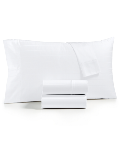 Charter Club Sleep Cool 400 Thread Count Hygrocotton Sheet Set, King, Created For Macy's In White