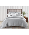 CHARTER CLUB DAMASK DESIGNS WOVEN TILE 3-PC. DUVET COVER SET, FULL/QUEEN, CREATED FOR MACY'S